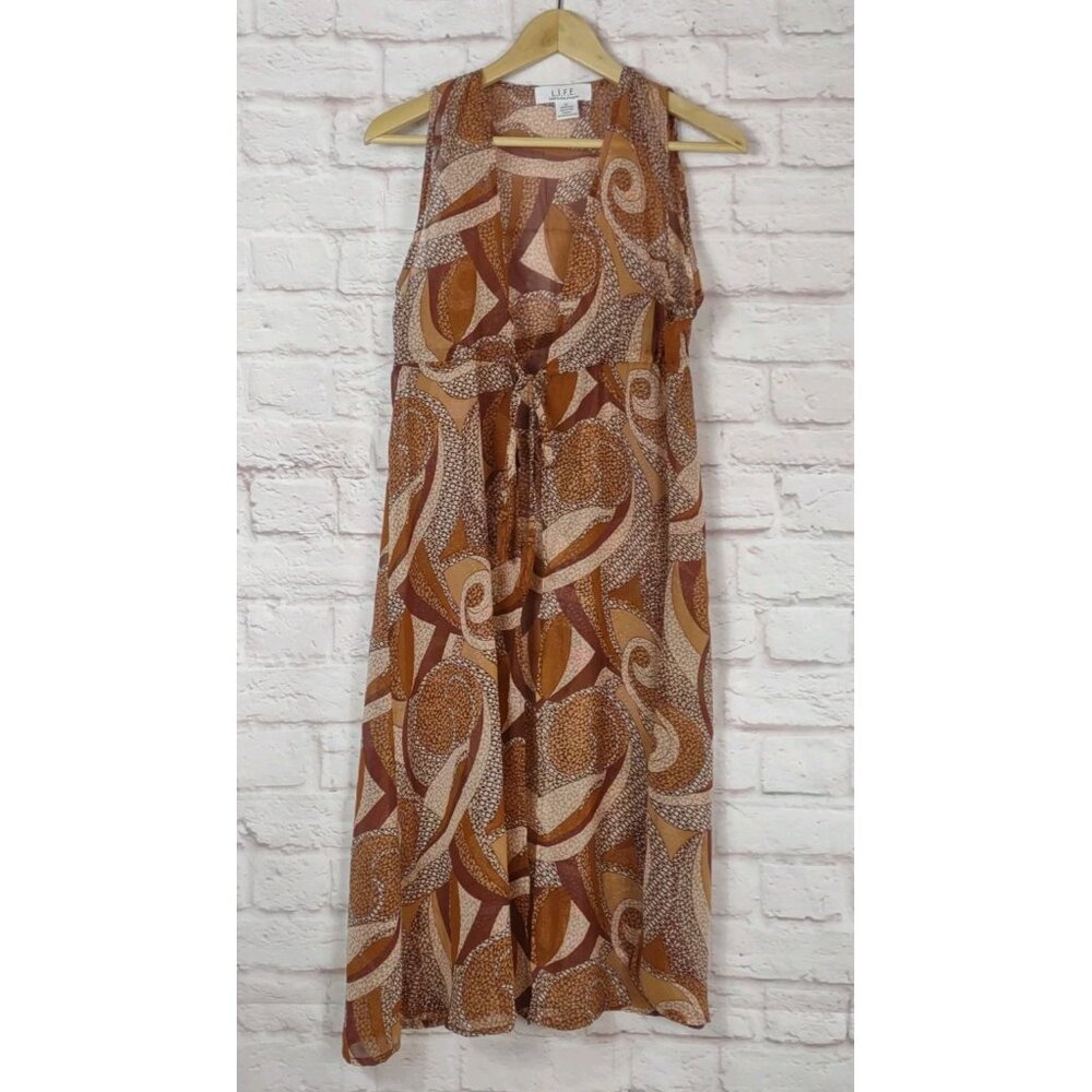 L.I.F.E. Love For Eternity Beach Cover Up Dress Womens XS Gypsy Boho